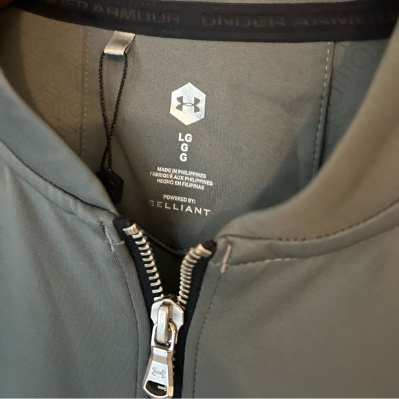 Under Armour NEW Mens Recovery Knit Warm Up Athletic Jacket Sz L - Picture 5 of 8
